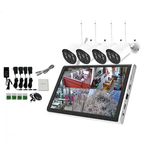 Chất Lượng Tốt 4 Ch Không Dây Cctv 4ch Wifi Độ Phân Giải 4Ch An Ninh Nvr 4K Máy Ảnh LCD NVR <span class=keywords><strong>Kit</strong></span> - Product Image 4