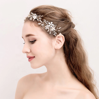 De mariage casque Offres Spéciales Cristal Princesse casque de mariée Perle Cheveux Accessoires Fantaisie Coiffes Femmes