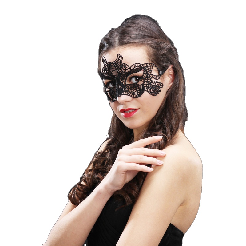 1Pc Half Gezicht Fox Sequin Kant Masker Prinses Venetië Masker Halloween Kerstfeest Ball Maskerade Prestaties Half Face Fox Sequin Lace Mask Princess