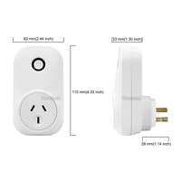 Prise intelligente connectée NFC WiFi 220V 10A avec prise de courant – Meilleure vente