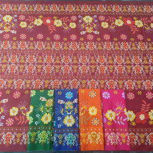 2024 Batik tradizionale Bali musulmani spiaggia all'ingrosso tradizione 100gsm 110cm donne indonesiane Pareo Malaysia Sarong - Product Image 1