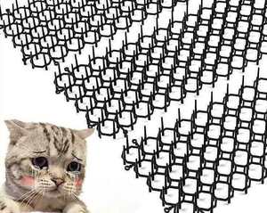 Bandes à pointes réutilisables pour <span class=keywords><strong>jardin</strong></span> domestique – Dissuasion <span class=keywords><strong>anti</strong></span>-chats et chiens – Tapis à picots répulsif contre les animaux nuisibles - Product Image 2