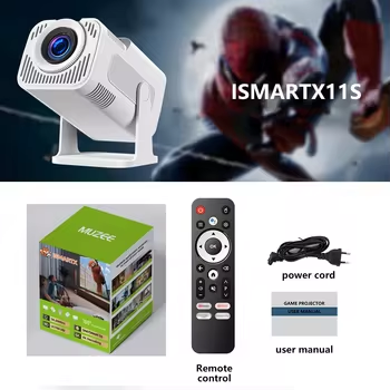 2026 X11S HY320 Mini Portable Projector Smart Projector Home Theater Projetor WIFI6 Upgrade From Hy300 Proyector Auto Keystone