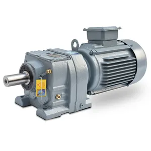 R57 getriebe helical getriebe motor 0.75kw 1.1kw generator motor getriebe für maschinen