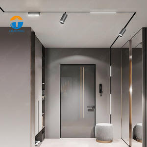 Lampe <span class=keywords><strong>sur</strong></span> <span class=keywords><strong>rail</strong></span> LED réglable, éclairage de <span class=keywords><strong>rail</strong></span> de plafond, bar, comptoir, cuisine, salle à manger, <span class=keywords><strong>luminaire</strong></span> COB, suspension <span class=keywords><strong>sur</strong></span> <span class=keywords><strong>rail</strong></span>, aimant de suivi, 220v - Product Image 5