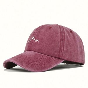 2025 New Unisex Retro Washed Baseball Cap Custom Logo Sporty Formal 3D Embroidery Sports Street <b>Hat</b> - Product Image 3