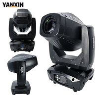 Projecteur LED professionnel 3-en-1 RGB 200W à tête mobile, DMX512, activé par le son, pour éclairage de scène, bars et événements