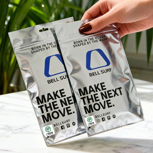3 Side Seal glossy finish Aluminum Foil Packaging Bags | Slider Zipper Handle Reusable packaging Bags for tools and parts - Product Image 3