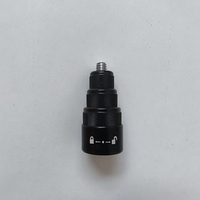 Piezas para Selfie Stick, Bloqueo Telescópico, Tornillo de 1/4 de Pulgada, Perilla de Bloqueo, Aleación de Aluminio, Universal, Compatible