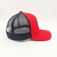 Gorra Trucker Richardson 112 Personalizable de 6 Paneles con Malla de Rizo, Ajustable con Cierre a Presión, Parche de Goma, Estilo Y2K, para Invierno y Actividades al Aire Libre