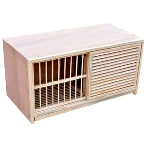 Boîte à pigeons d'élevage nichoirs vierges bon marché <span class=keywords><strong>Cage</strong></span> d'élevage de pigeons Cages à oiseaux en bois de marque privée - Product Image 1
