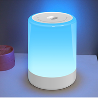 Lampe de table LED rechargeable, veilleuse de chevet à intensité variable avec capteur tactile, lampe de bureau moderne pour adultes et bébés