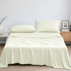 Home Textile <strong>Set</strong> 100% Bamboo Flat Sheets Luxury <strong>Bedding</strong> with <strong>Pillow</strong> Cases - Product Image 5