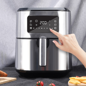 Air Fryer 5.5L 6.5L Ceramic Coating Non-Stick Inner Pot Electric Smart Cooker For Home Use Making French Fries Fried Chicken - Product Image 1