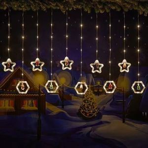 Nouvelles guirlandes lumineuses LED de Noël 2025, motif dessin animé, pour décorations de fête à la maison, ornements de sapin festifs et ambiance de vacances intérieure - Product Image 6