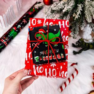 Dinosaur Christmas Wrapping Paper Roll 17 Inch x 33 Feet Reversible Gift Wrap For Kids Holiday Decorations - Product Image 6