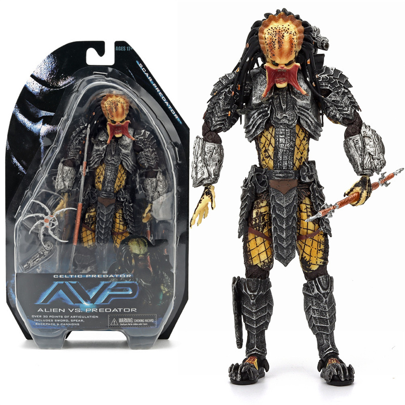 DOULUO AVP Celtic Predator Chopper Scar Masked Figure