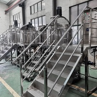Agitateur mélangeur chimique, cuve d'émulsification cosmétique, équipement de mélange pour lotion corporelle, shampoing et crème, pompe SUS316L