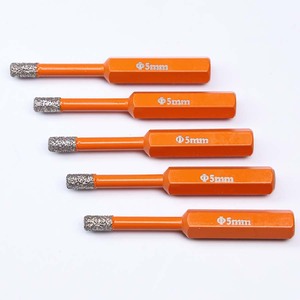 <span class=keywords><strong>Tuyau</strong></span> carbure pointe scie cloche fraise Cnc routeur pierre béton carrelage pistolet Machine étape béton diamant tige hexagonale foret - Product Image 3