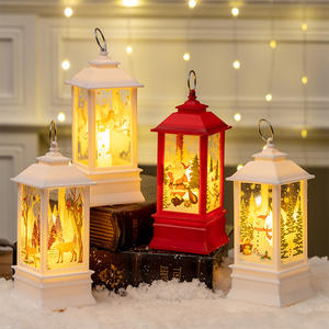 Nouveau 3D étanche alimenté par batterie LED en plastique décorations <span class=keywords><strong>de</strong></span> <span class=keywords><strong>Noël</strong></span> père <span class=keywords><strong>noël</strong></span> veilleuses lanterne accepter les commandes personnalisées - Product Image 2