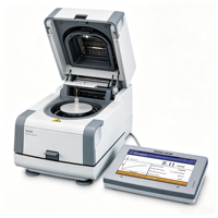Analyseur d'humidité halogène METTLER TOLEDO HS153 150g 0.001g 0.01% Balance de laboratoire pour l'humidité