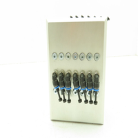 Mini-collecteur pneumatique fermé à 14 stations pour raccords de tube de 6 mm, neuf, original, avec PLC intégré