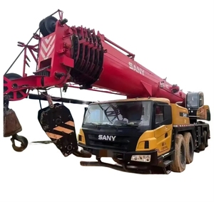 Grúa de camión Sany STC500 usada, motor Mitsubishi de 100 toneladas, buenas condiciones, capacidad de carga nominal de 50 toneladas, incluido el rodamiento del motor - Product Image 1