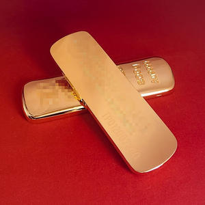 Barre de souvenir en alliage de cuivre 50g 100g 200g <span class=keywords><strong>500g</strong></span> souvenir d'artisanat métallique pour les collectionneurs cadeau d'anniversaire et <span class=keywords><strong>lingot</strong></span> commémoratif décoratif - Product Image 4