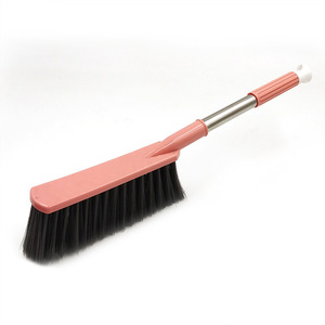 Grande brosse de nettoyage pour lit, petite balayette de chambre à coucher, brosse à poussière, brosse de nettoyage pour draps à long manche et poils doux - Product Image 5