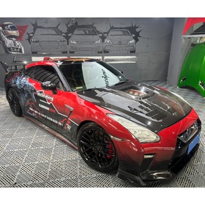 2009-2015 Car modification upgrade front bumper carbon fiber <b>engine</b> <b>hood</b> transparent <b>engine</b> <b>hood</b> protection for Nissan - Product Image 4