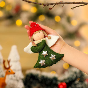 Nouvelles décorations de Noël transfrontalières, ornements créatifs de vieil homme ange ailé, pendentifs pour sapin de Noël, cadeaux pour enfants - Product Image 3
