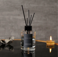 Vente en gros de diffuseurs de parfum en verre de 120 ml, bouteille d'huile essentielle, aromathérapie pour hôtel et maison, répulsif contre les moustiques