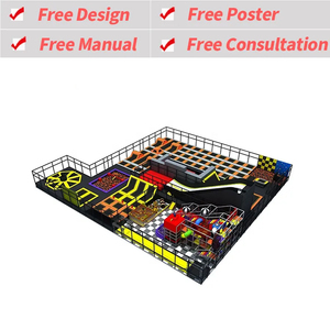 Leading Brilliant Indoor Playground Soft Play Equipment Set for Kids Commercial Children's Playground with <b>Trampoline</b> and Slide - Product Image 2