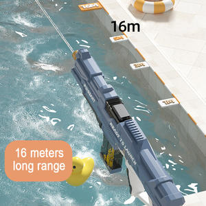 Amazoned电动水枪数码自动射击水夏季沙滩玩具成人儿童玩水压枪玩具 - Product Image 4
