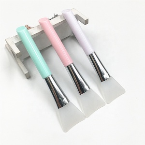 Bán buôn mặt nạ Fan Bàn chải Applicator mềm Silicone esthetician Mặt nạ Mỹ phẩm trang điểm công cụ - Product Image 2