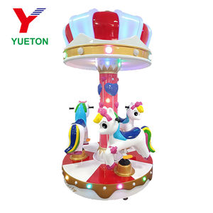 Parque <span class=keywords><strong>de</strong></span> Atracciones Interior, Carrusel Infantil <span class=keywords><strong>de</strong></span> 3 Plazas con Caballos - Product Image 3