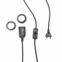 Douilles de lampe E27, E12, E14, Prise EU, Prise US, Prise australienne, Interrupteur d'éclairage 303, Câblage, Accessoires d'éclairage LED