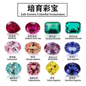 Bagues artisanales personnalisées à trois pierres, plaquées or, en argent 925, avec pierres précieuses colorées de laboratoire de qualité supérieure - Product Image 3