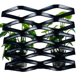 חיפוי קיר וילון חיצוני הרחבת לוחות רשת מתכת אלומיניום ארוגה רגילה גימור אבקת מצופה פחמן פלדה רשת תיל שחור - Product Image 3