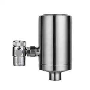 Filtre à eau en acier inoxydable 304, pour cuisine ou salle de bains, monté sur un robinet