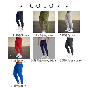 Personnalisé de qualité supérieure pour hommes avec élastique Taille Plus <span class=keywords><strong>Pantalon</strong></span> de jogging pour hommes <span class=keywords><strong>Pantalon</strong></span> de survêtement de gymnastique solide - Product Image 2
