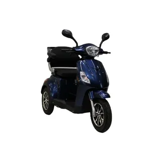 Tricycle électrique robuste à 3 roues, couleur bleu marine, vitesse de 25 km/h - Product Image 3