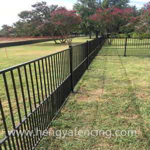 Clôture <span class=keywords><strong>tubulaire</strong></span> en acier et aluminium avec revêtement en poudre - Product Image 3