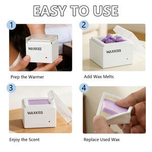 Portable Desktop Wax Warmer for Office Dorm Hotel, One-Touch Operation Mini Scented Wax Melter Machine - Product Image 6