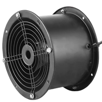 220V/380V ventilateur d'échappement à flux axial silencieux électrique Rotor extérieur carré ventilateur de conduit de Ventilation industrielle à faible bruit avec montage