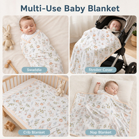 Couverture d'emmaillotage extensible pour nouveau-né en fibre de bambou et élasthanne, douce et respectueuse de la peau, pour bébé