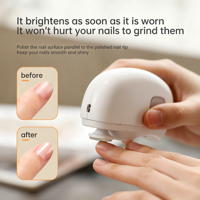 Einfach zu Bedienender Premium Elektrischer Nagelknipser mit Nano-Glas-Polierfeile für den Globalen Export von Schönheitsprodukten