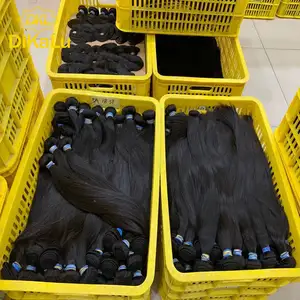 DKL免费样品批发 10a 40 英寸处女秘鲁头发，秘鲁人发束，秘鲁处女头发延长人的头发