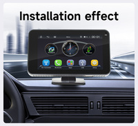 Lecteur MP5 portable pour voiture BQCC 4,7 pouces IPS, CarPlay sans fil, Android Auto, Mirror Link, autoradio Bluetooth, sortie audio FM AUX, autoradio Android pour voiture
