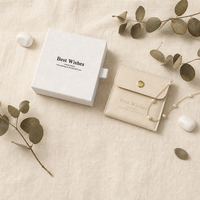 Coffret cadeau pour bijoux, boîte à tiroir coulissant en papier avec pochette à pression en cuir PU pour collier, bague, boucles d'oreilles, bracelet, logo personnalisé